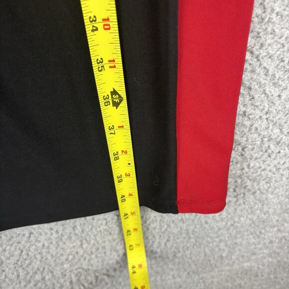 Ralph Lauren Dress 14 Ruched Stretch Slimming Colorblock Career Officewear $139 - Picture 9 of 10